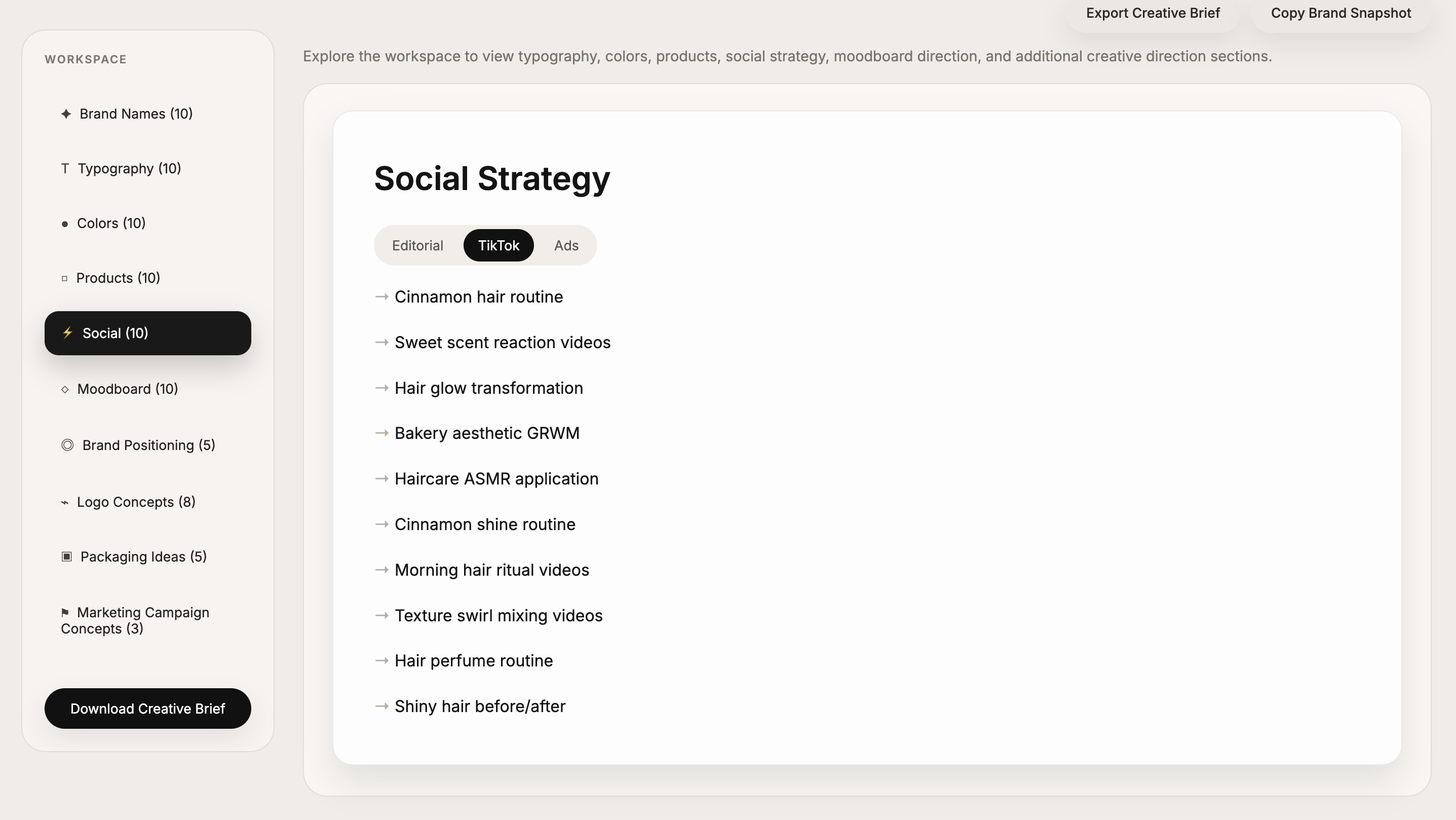 Aether social campaign direction