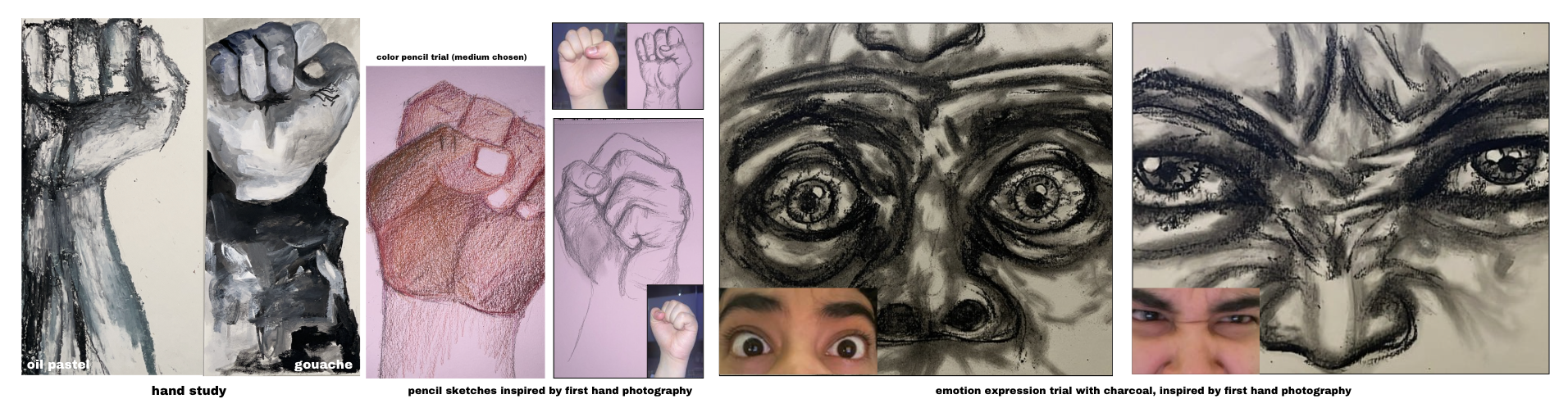 The Past I Bear hand study