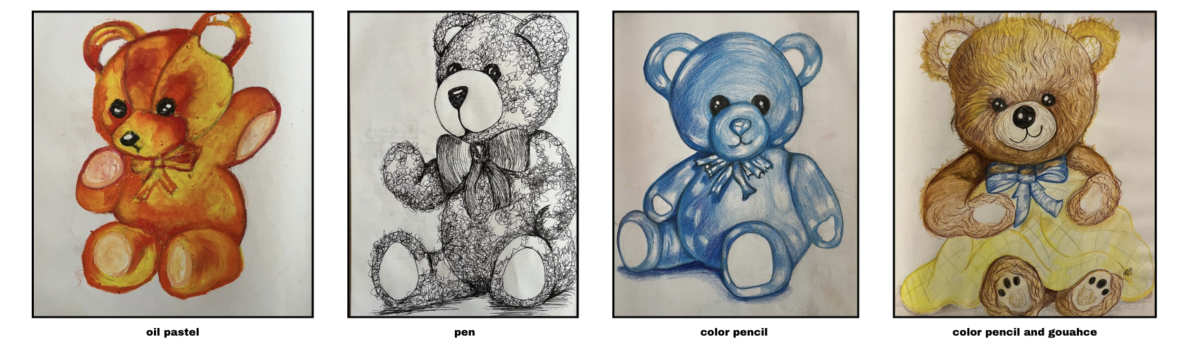 The Past I Bear process sketches